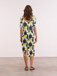 Celtic & Co. - Linen Blend Button Back Midi Dress