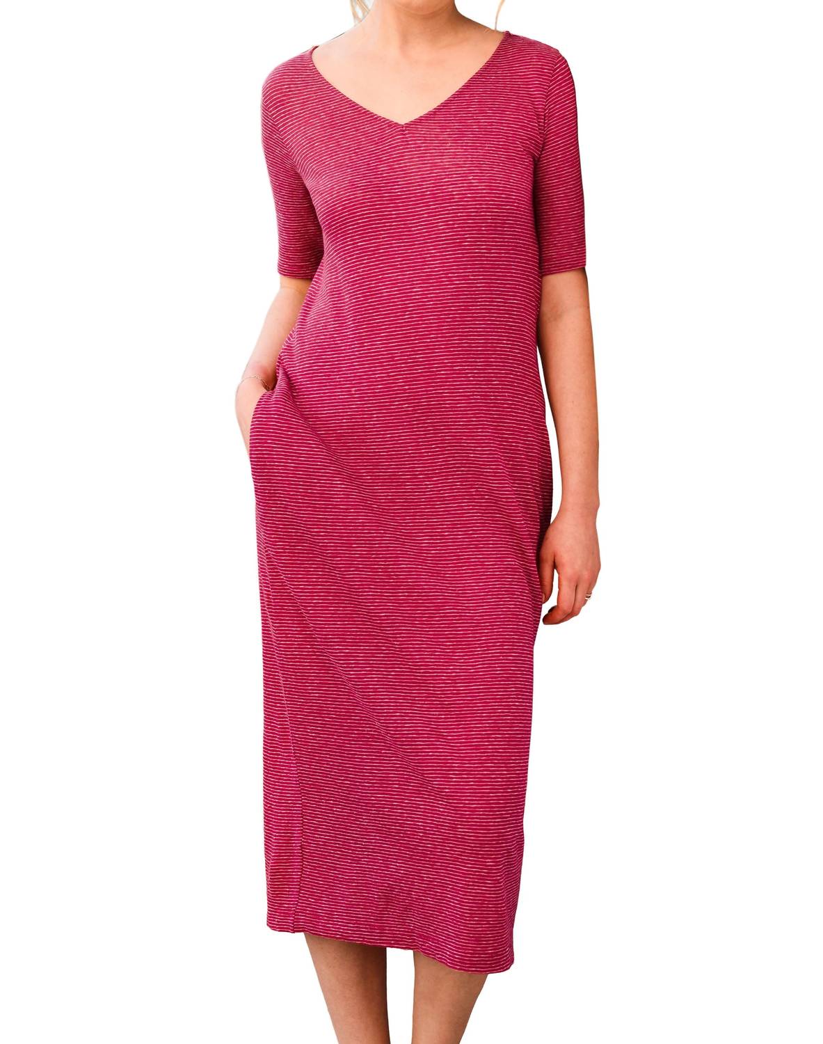Celtic & Co. - Linen Blend Midi Dress