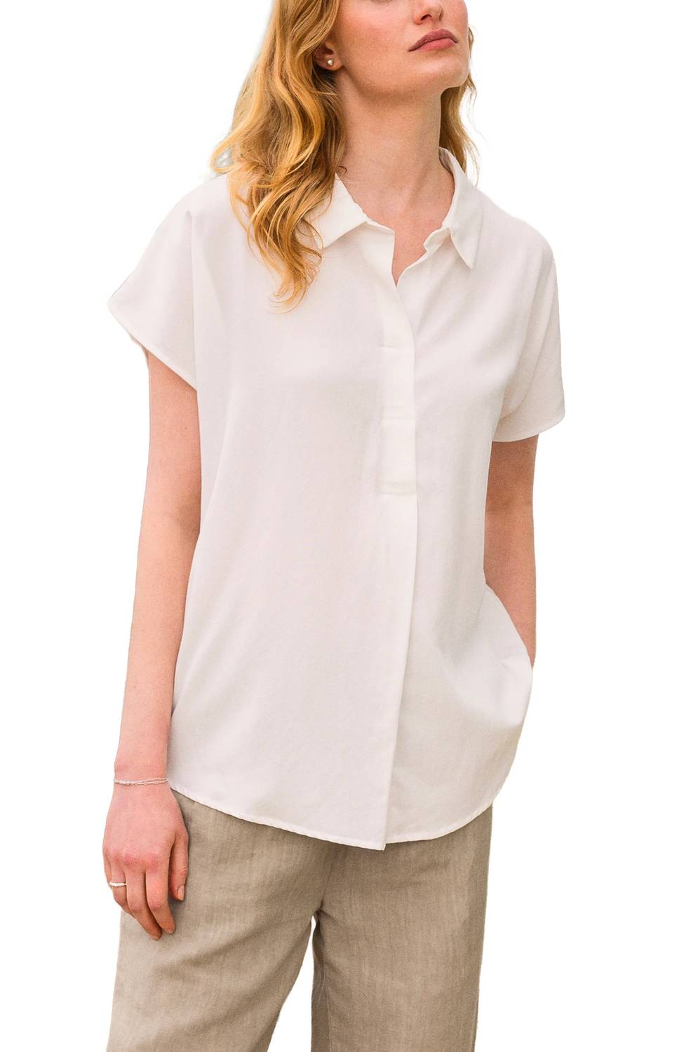 Celtic & Co. - Short Sleeve Relaxed Fit Blouse
