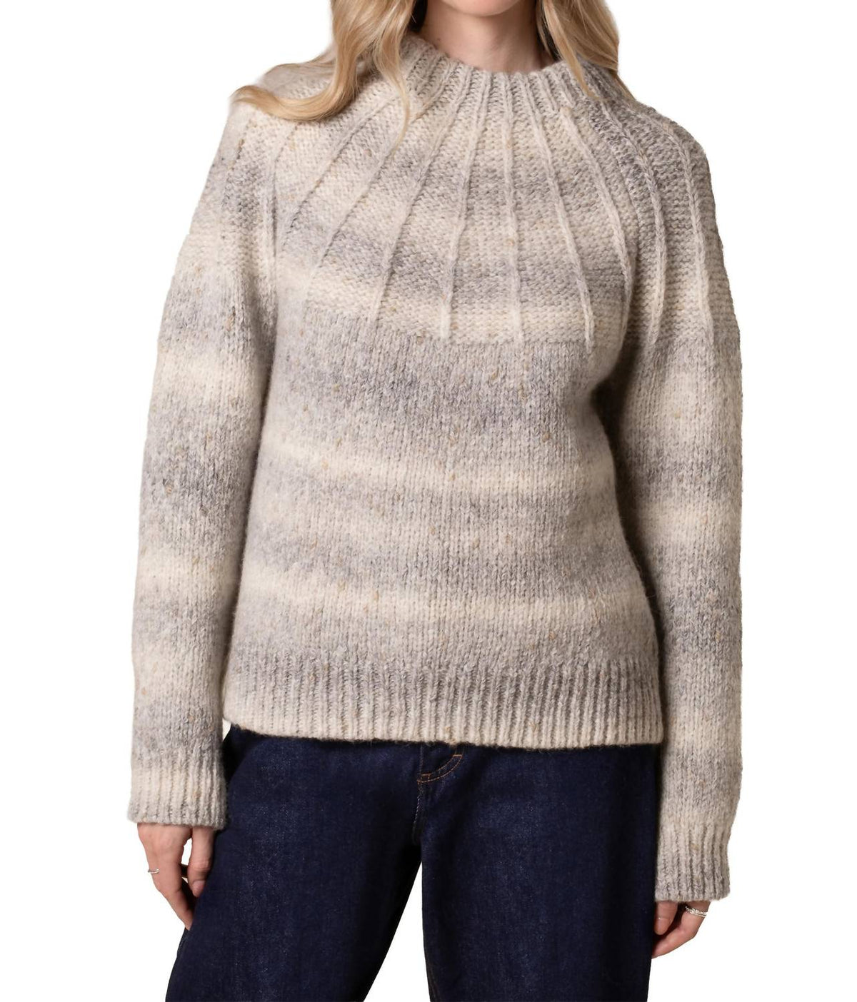 Celtic & Co. - Sunbeam Stitch Yoke Sweater