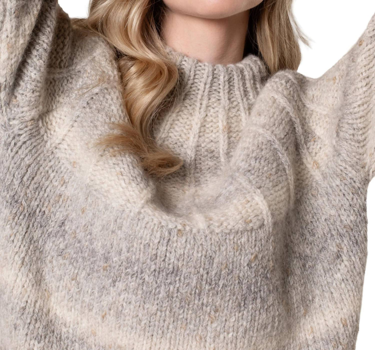 Celtic & Co. - Sunbeam Stitch Yoke Sweater