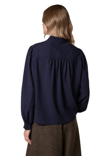 Celtic & Co. - Textured Frill Collar Blouse