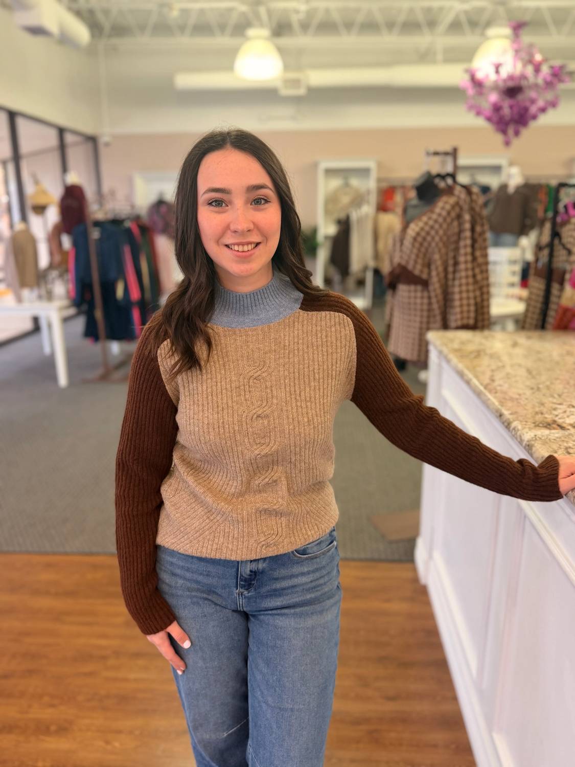 Central Park West - Chase Mock Sweater