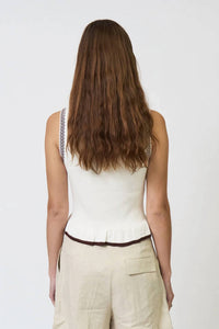 Central Park West - Chloe Ruffle Hem Top