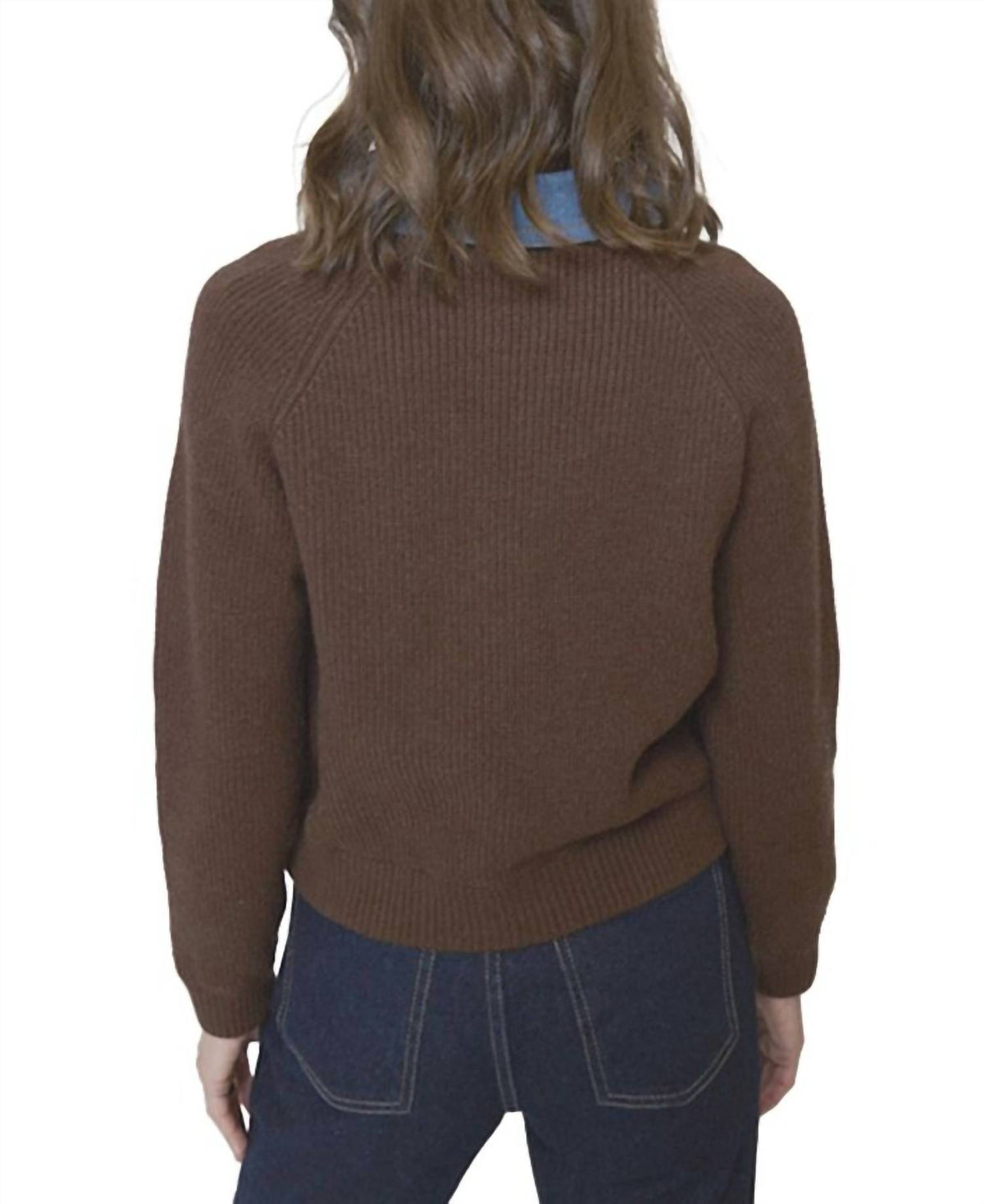 Central Park West - Dash Denim Collar Pullover