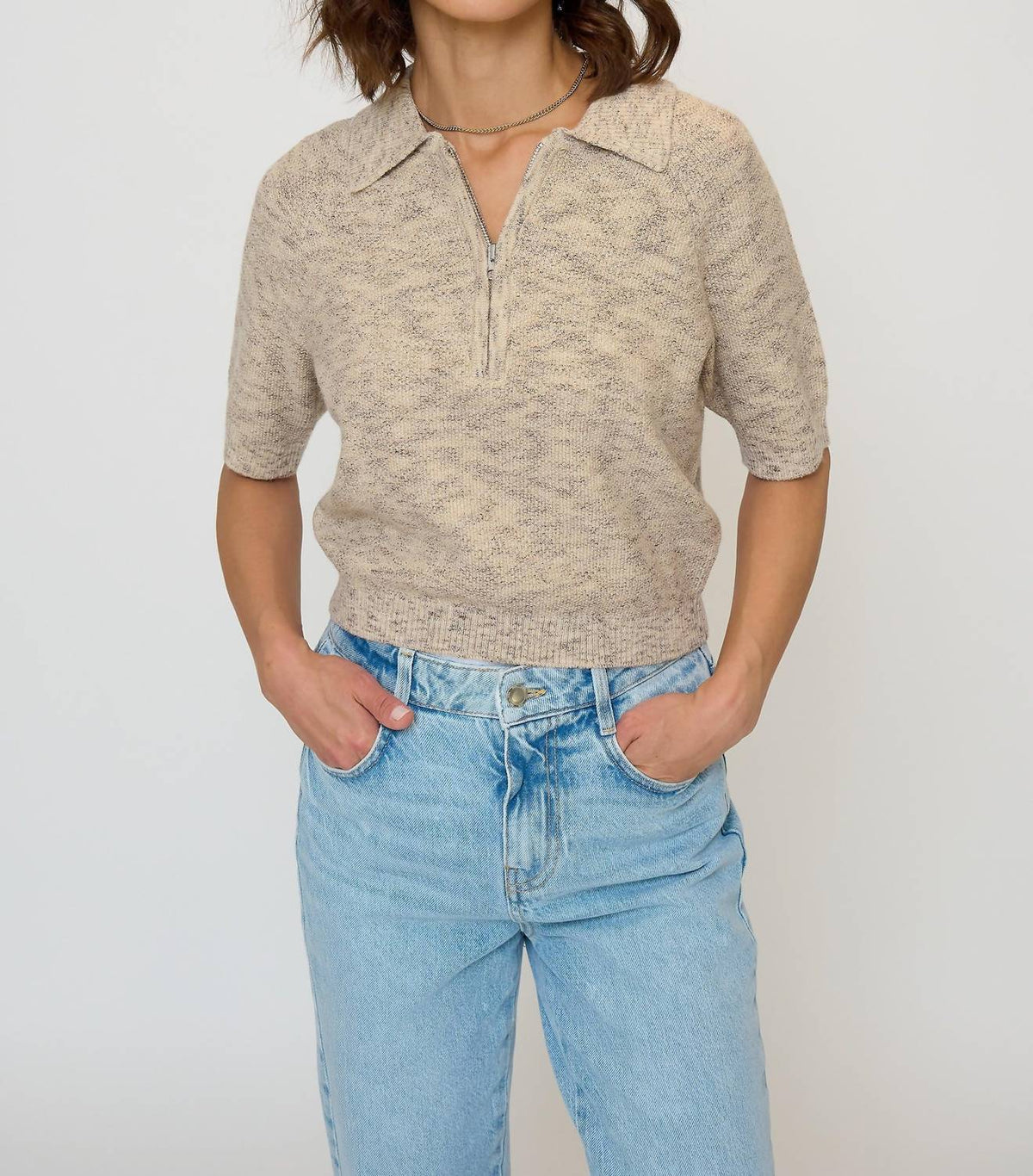 Central Park West - Dylan Spacedye Polo Top