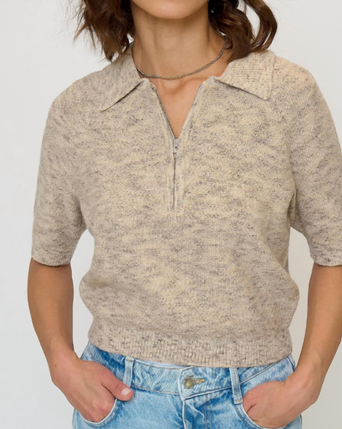 Central Park West - Dylan Spacedye Polo Top