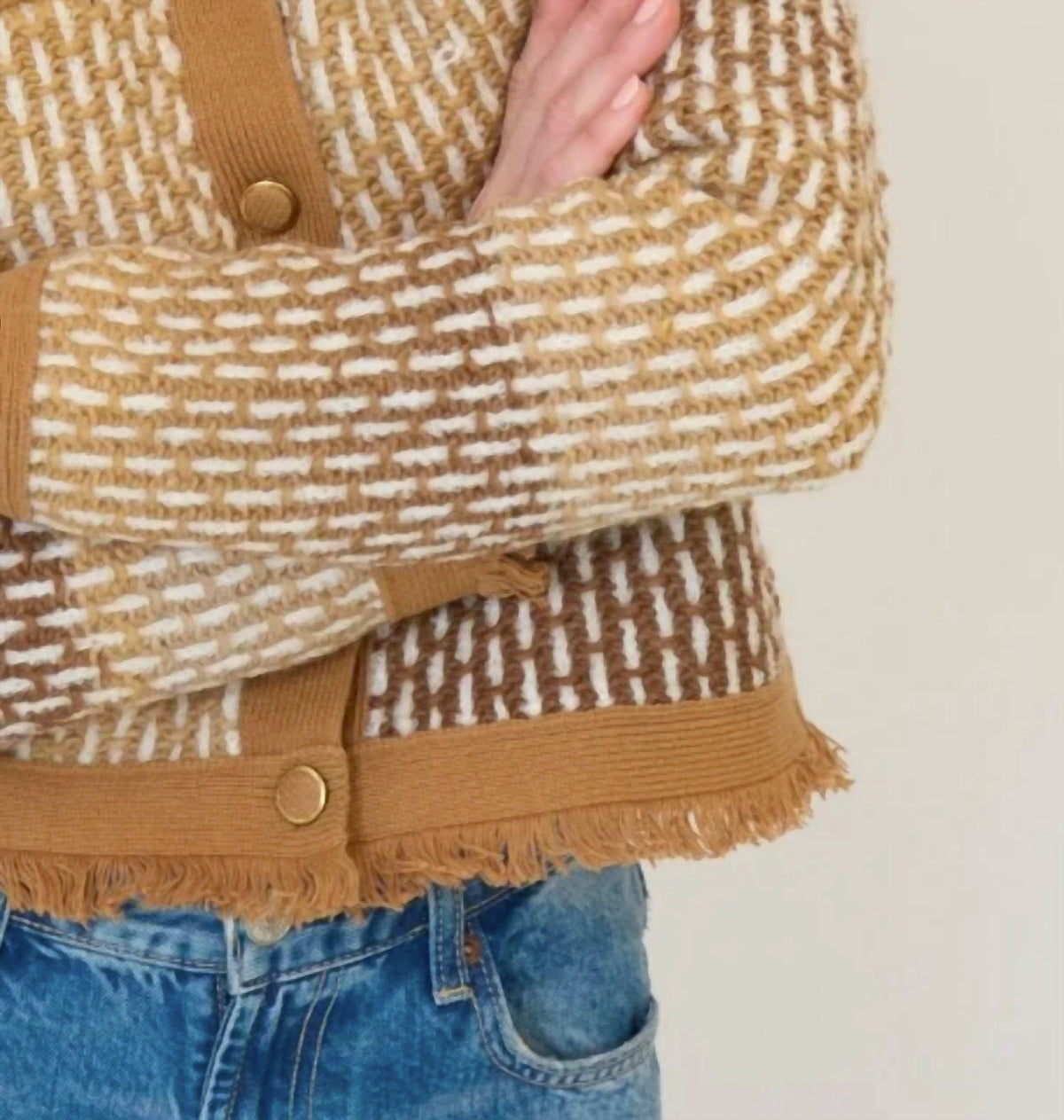 Central Park West - Elysse Spacedye Fringe Jacket