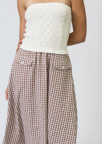 Central Park West - Laurel Cable Gingham Twofor Dress