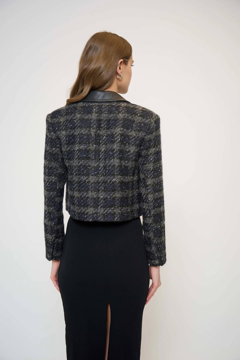 Central Park West - Lurex Houndstooth Jacket