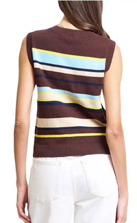 Central Park West - Marlon Stripe Shell Top