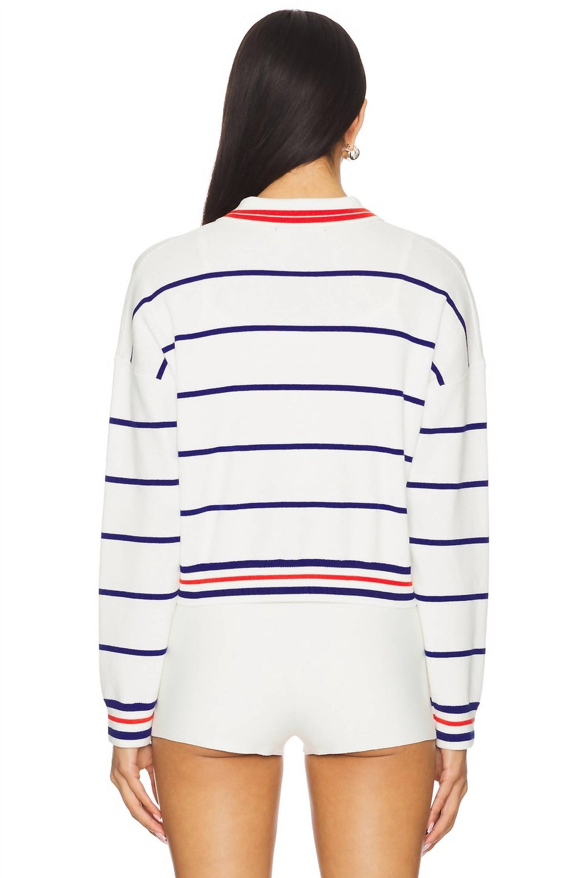Central Park West - Nautical Stripe Polo Shirt