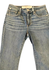Ceros - Women’s Mid Rise Crop Flare Jean - blue - clothing - flare