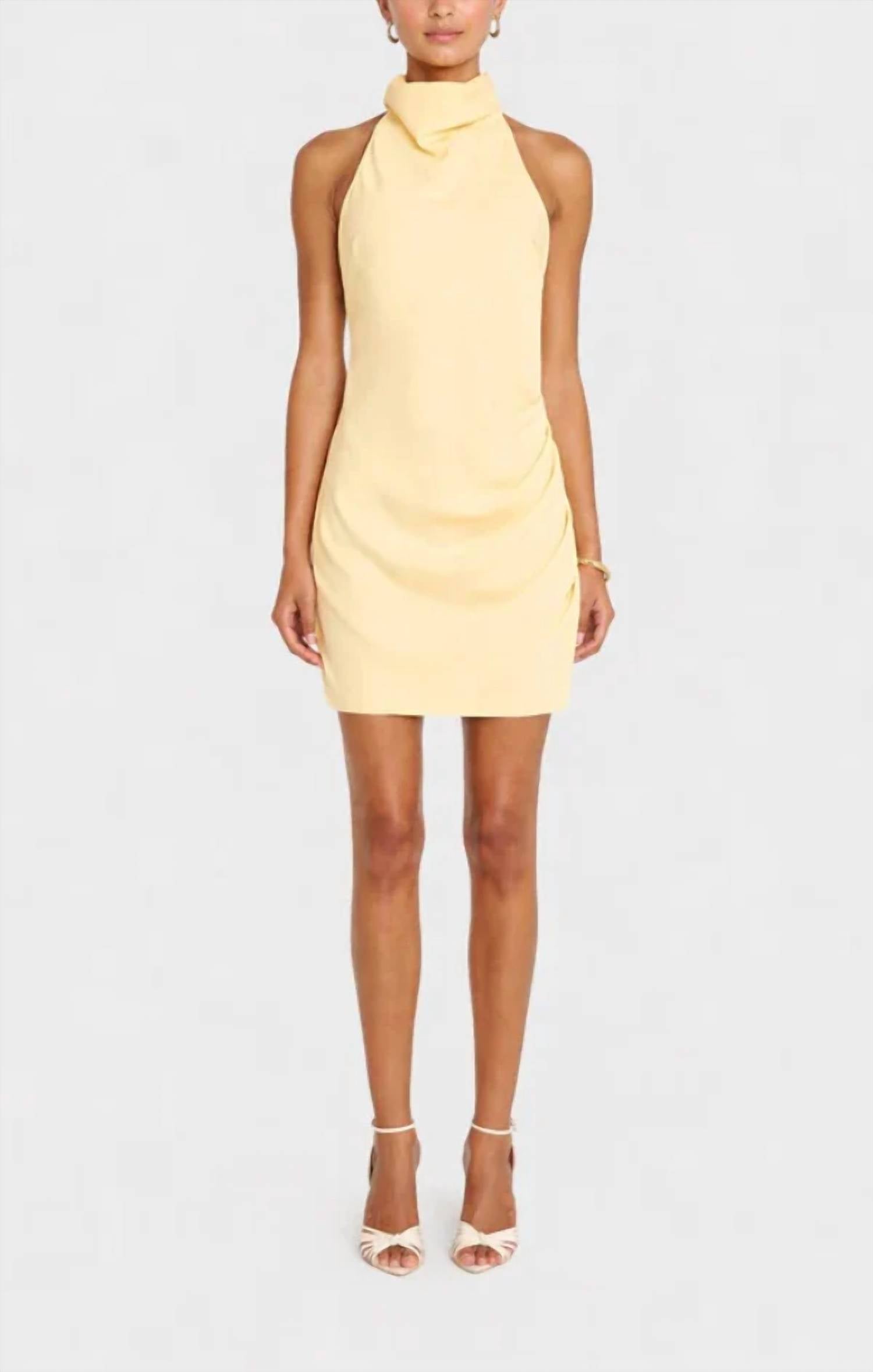 Amanda Uprichard - Chantel Halter Mini Dress