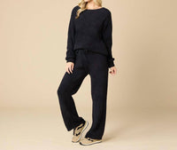 Softies - Marshmallow Waffle Boatneck Lounge Set