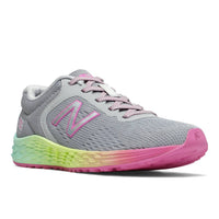 New Balance Little Kid's Fresh Foam Arishi Running Shoes in grey rainbow - kids' sneaker - view 6