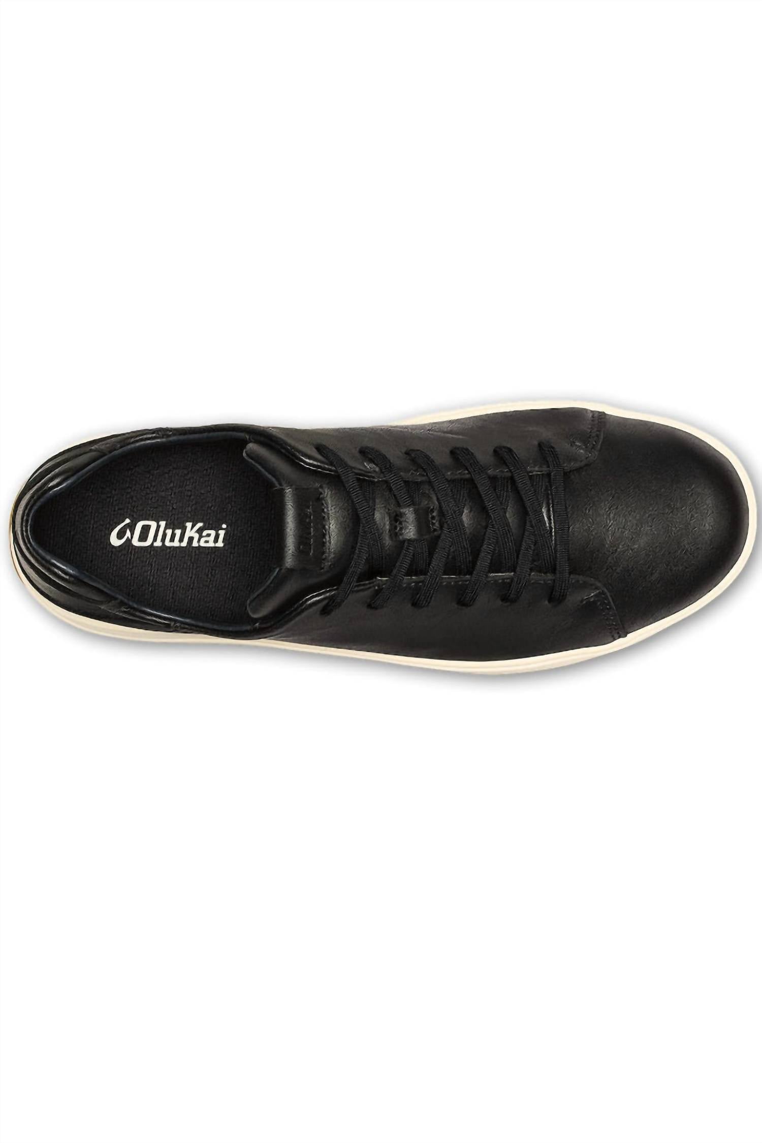 OluKai Men's Lae‘ahi Lī ‘ili Shoe in onix onix - men's sneaker - alternate view