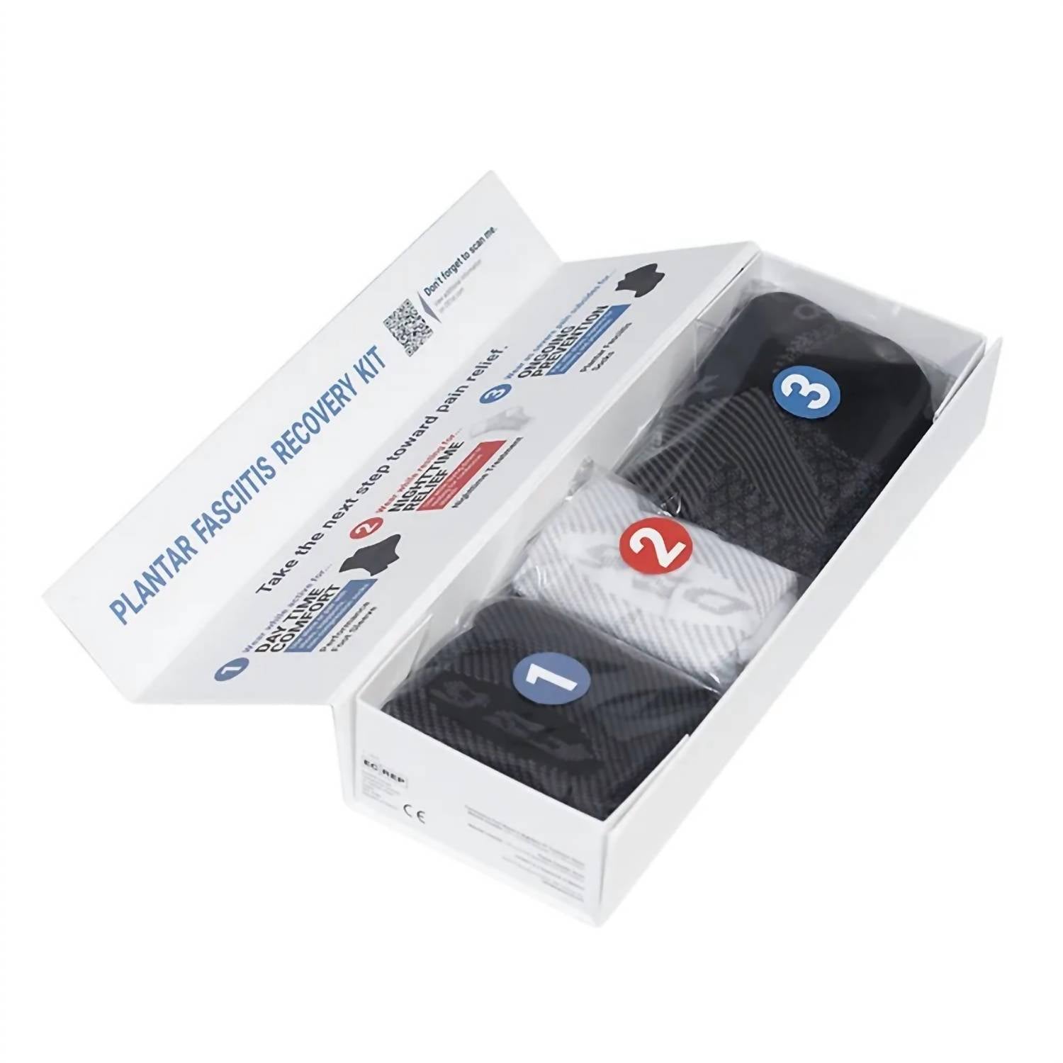OS1ST Planter Fasciitis Kit in white - men's item - alternate view