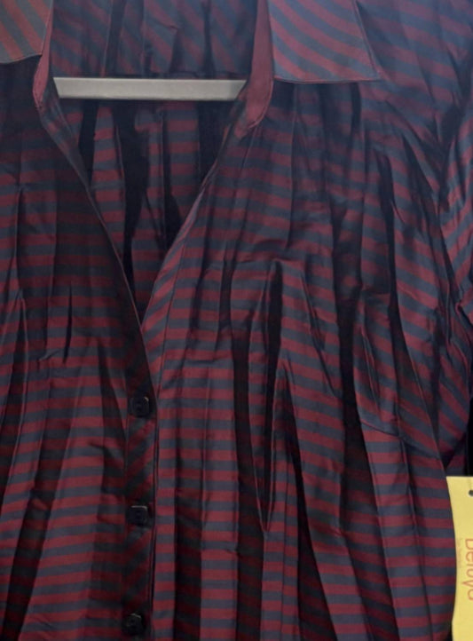 Firuze - Women's Webster Plaid Button Front Blouse