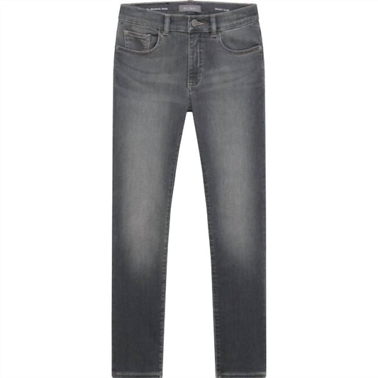 Dl1961 - Kids' - Boy's Brady Slim Gunmetal Ultimate Knit Denim Jeans