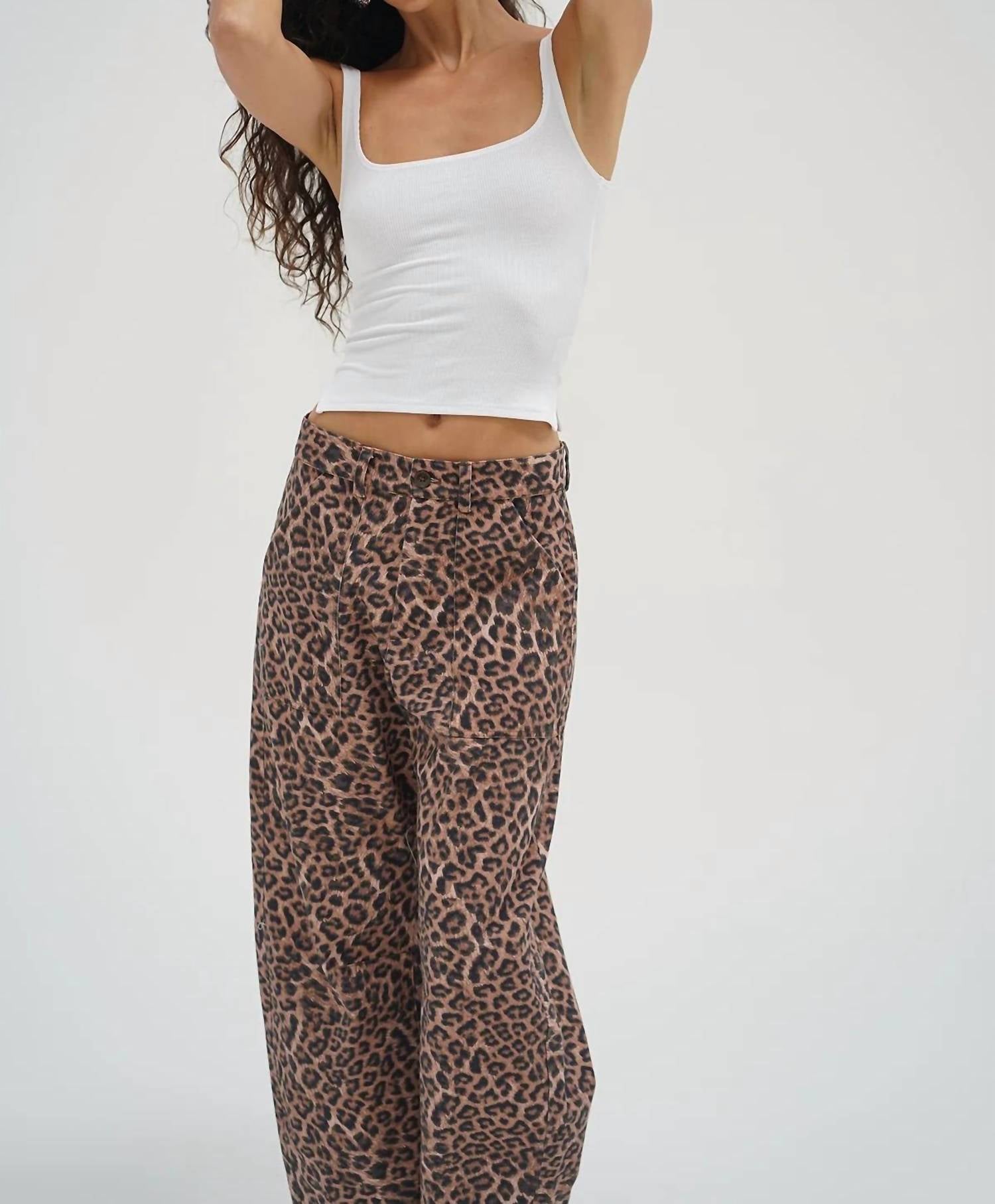 Lna - Cross Creek Leopard Pant