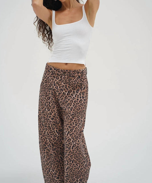 Lna - Cross Creek Leopard Pant