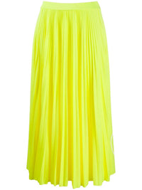 Valentino - Vlogo Pleated Midi Skirt