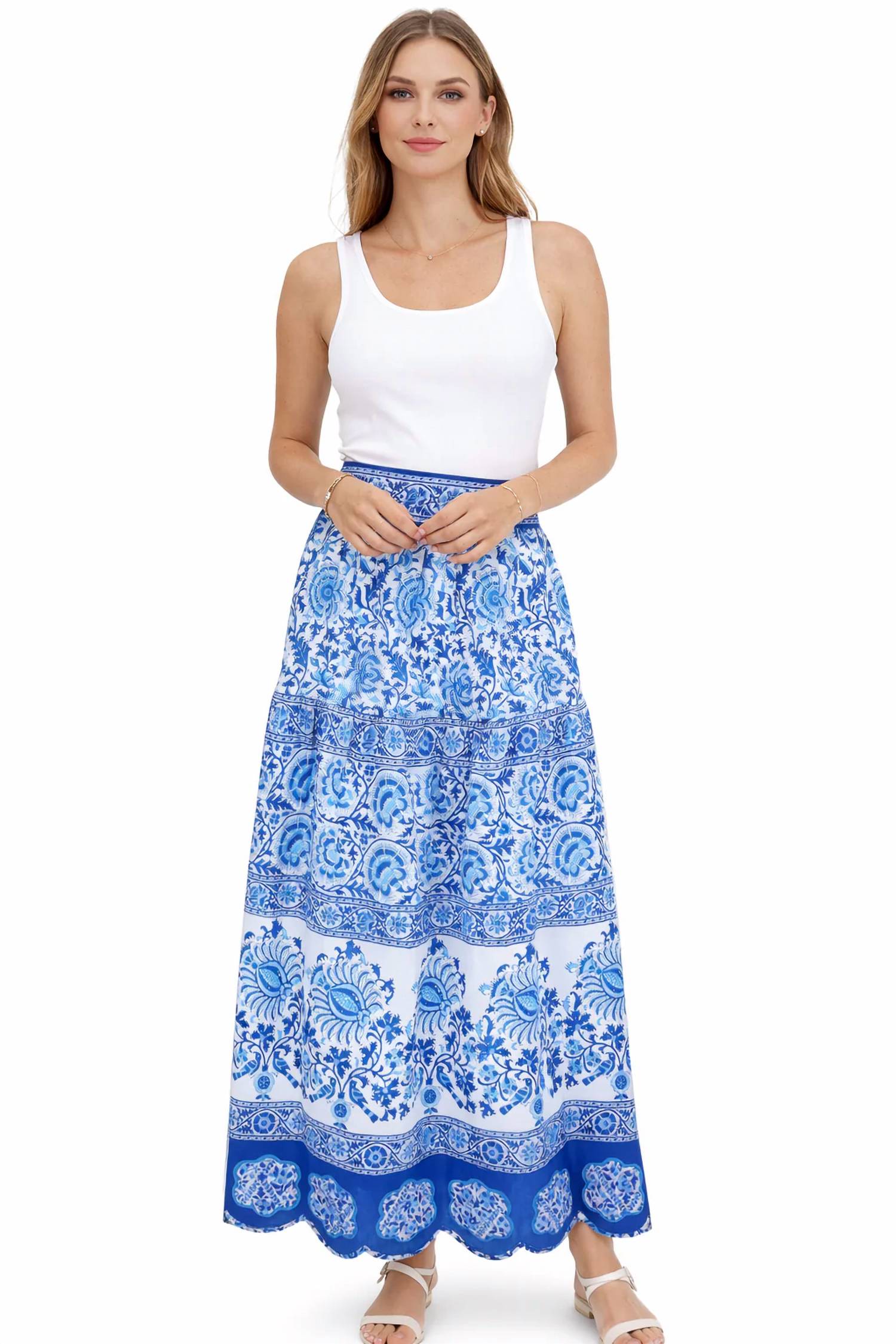 Pink City Prints - Anora Maxi Skirt