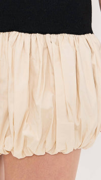 Line And Dot - Cella Combo Bubble Dress
