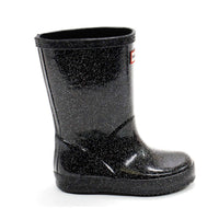 HUNTER Boys First Starcloud Rain Boots in black multi - kids' shoe - alternate view