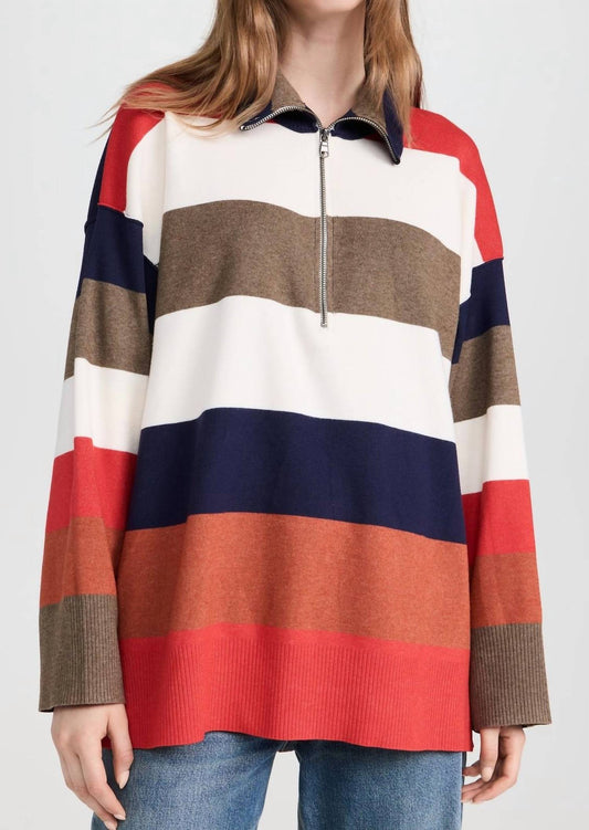 Free People - Coastal Stripe Pullover