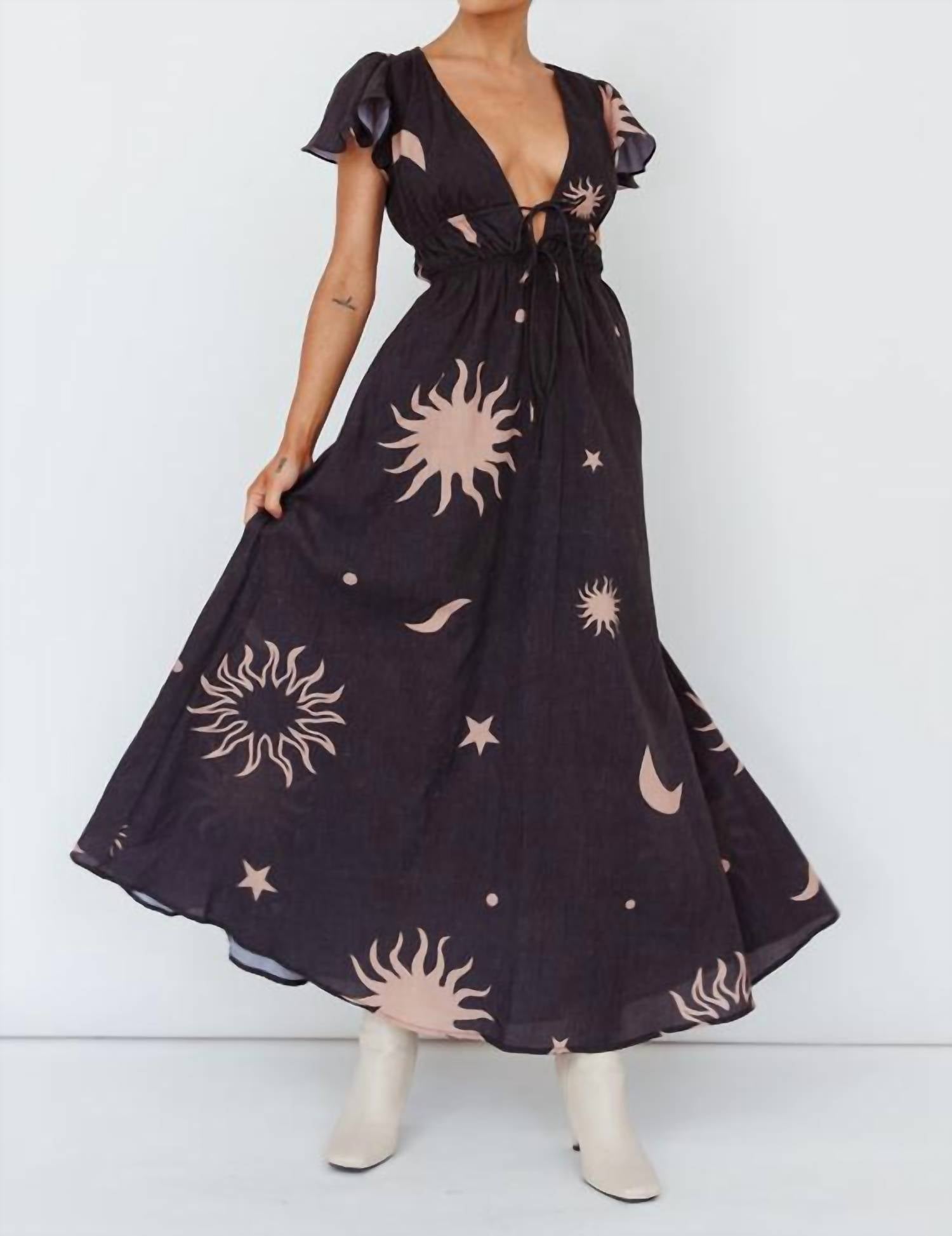 One & Only - SOLSTICE PRINT MAXI DRESS