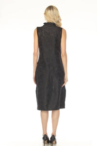 Joseph Ribkoff - Jacquard Zip Front Midi Dress