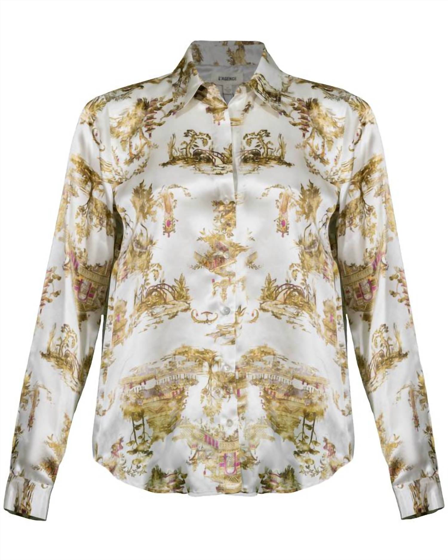 L'Agence - Women's Tyler Long Sleeve Blouse