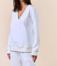 Lalavon - Colette V-neck Sweater