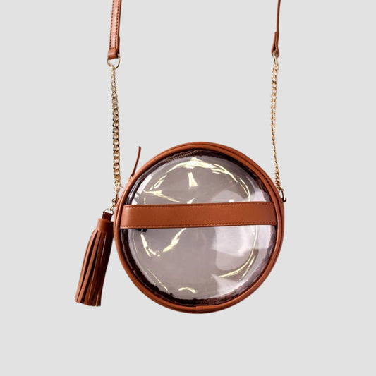 Bella Chic - Women's Circle Clear Crossbody