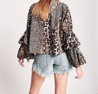 One Teaspoon - Punk Python Sophisticated Savage Top