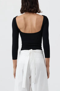 St. Agni - Soft Jersey Ballerina Top