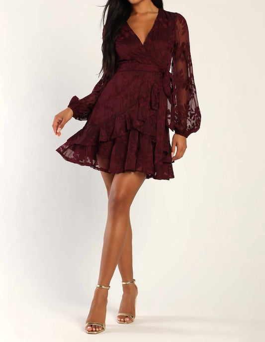 Lulus - INCLINED TO ROMANCE DRESS