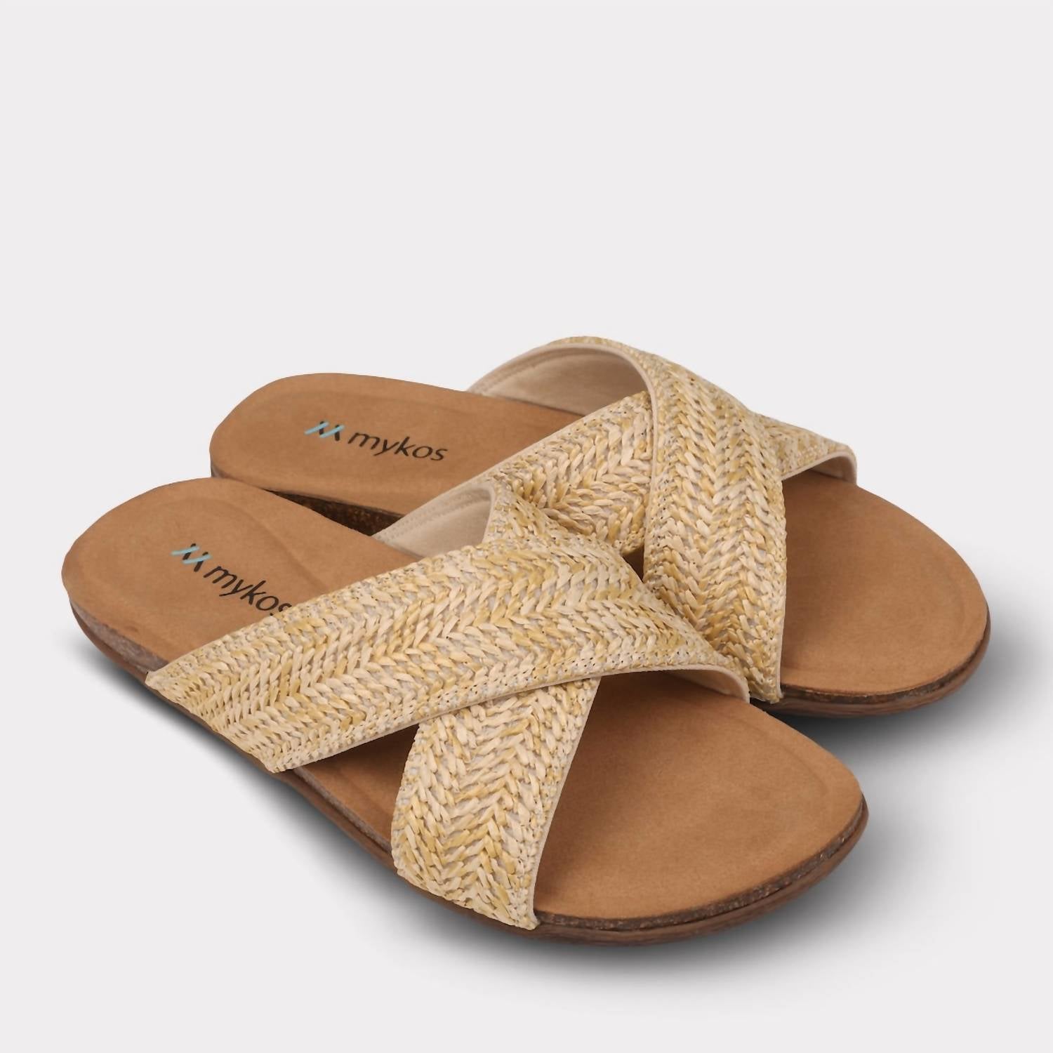 Mykos Women's Leyla Crossband Sandal in brown - women's sandal - view 10
