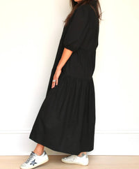 Withblack - Nete Midi Puff Sleeve Dress