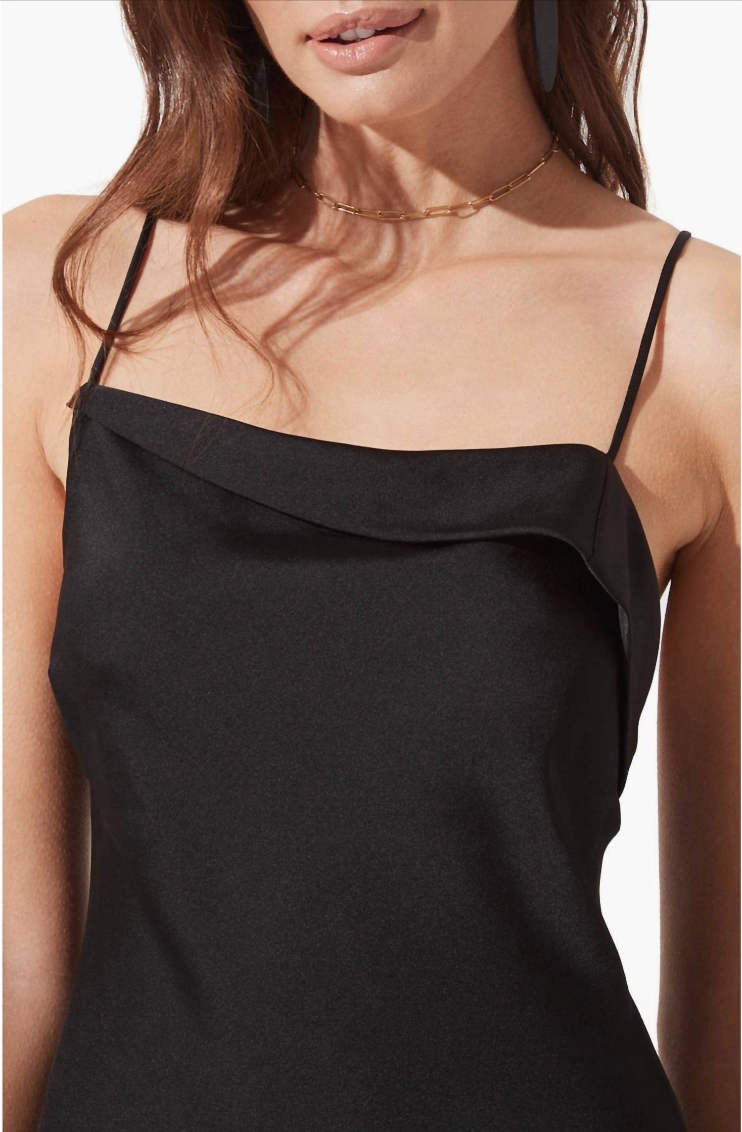 Astr - Cowl Slip Midi Dress