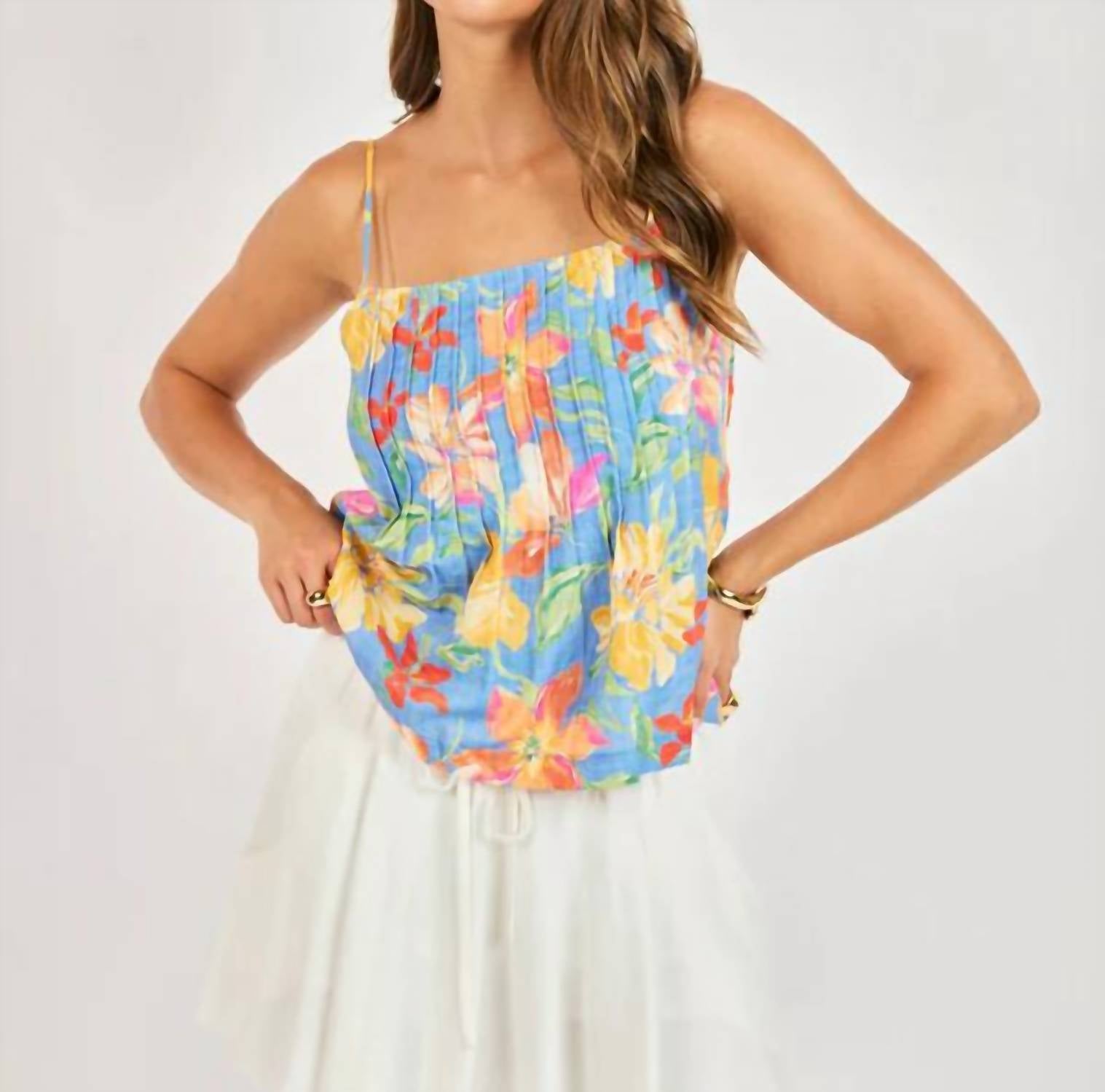 Sadie & Sage - Beach Cowgirl Pleated Cami