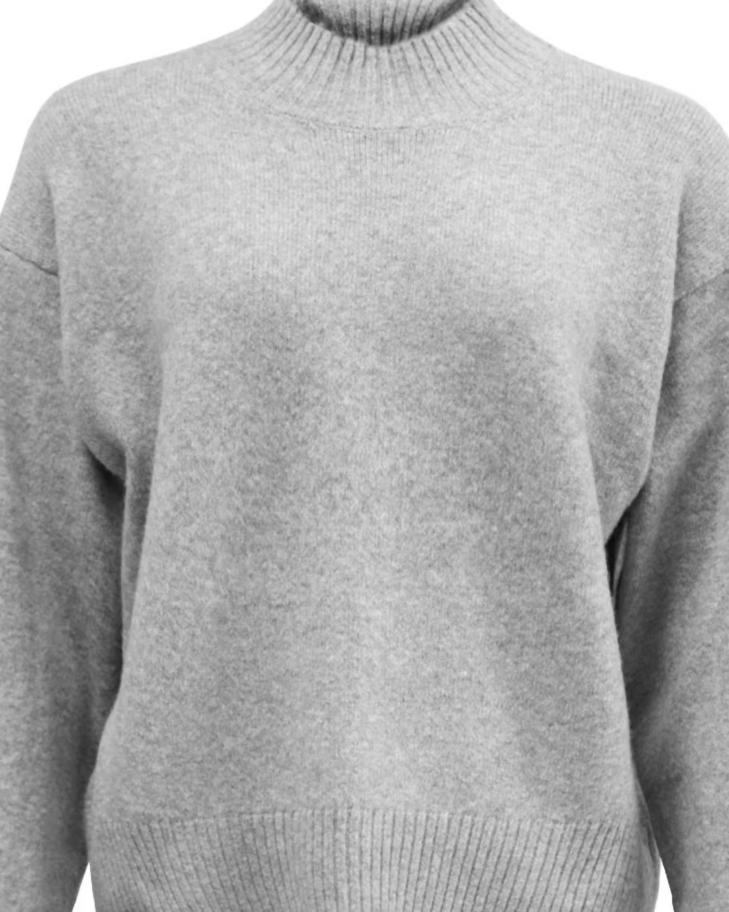 Withblack - Women's Melina High Neck Knitted Pullover