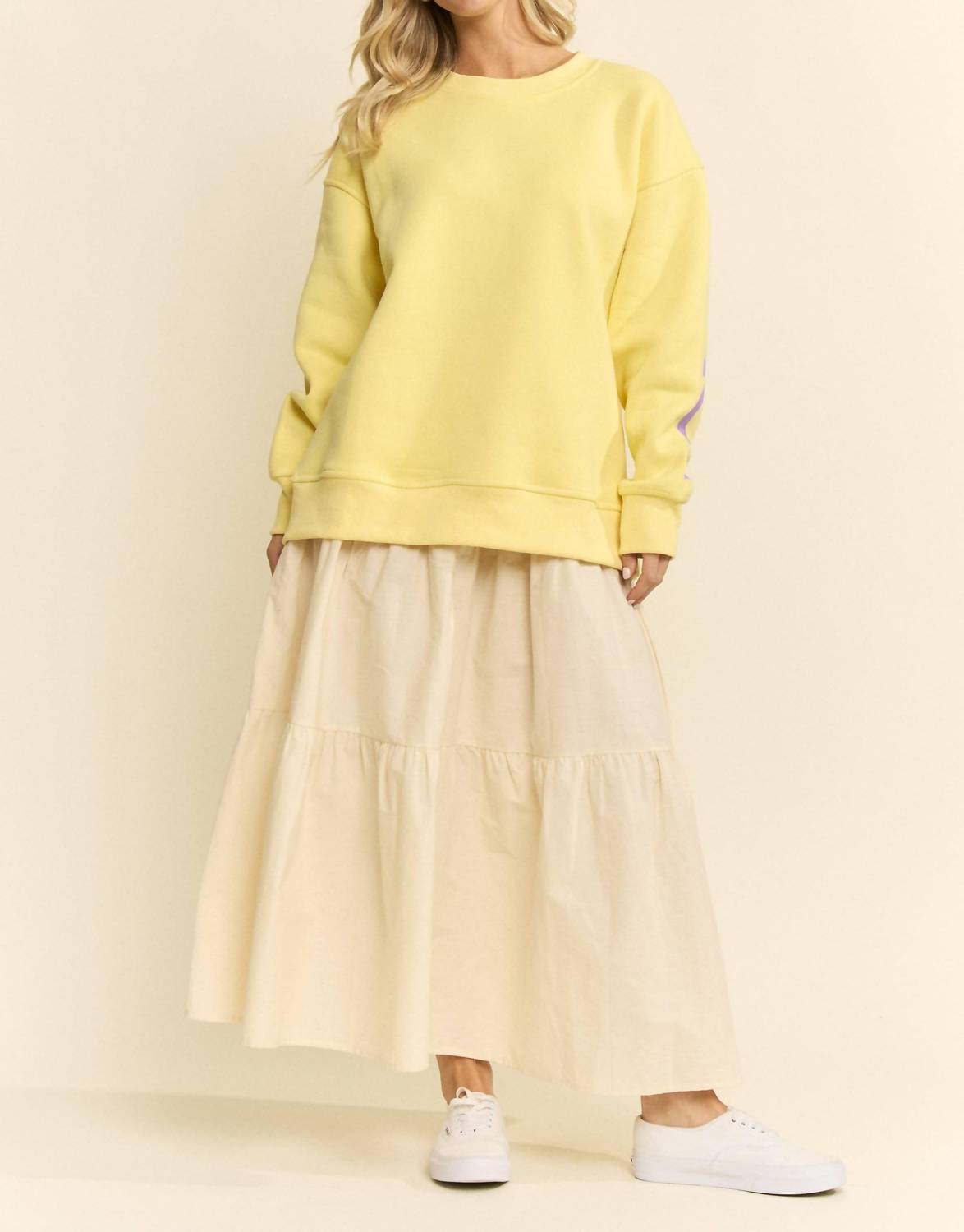 Jade By Jane - Love Yourself Be Yourself Oversized Sweatshirt