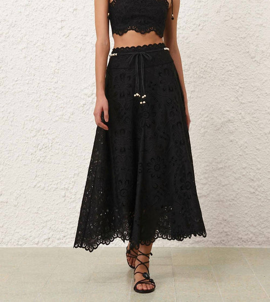 Zimmermann - Rhiannon Embroidered Skirt