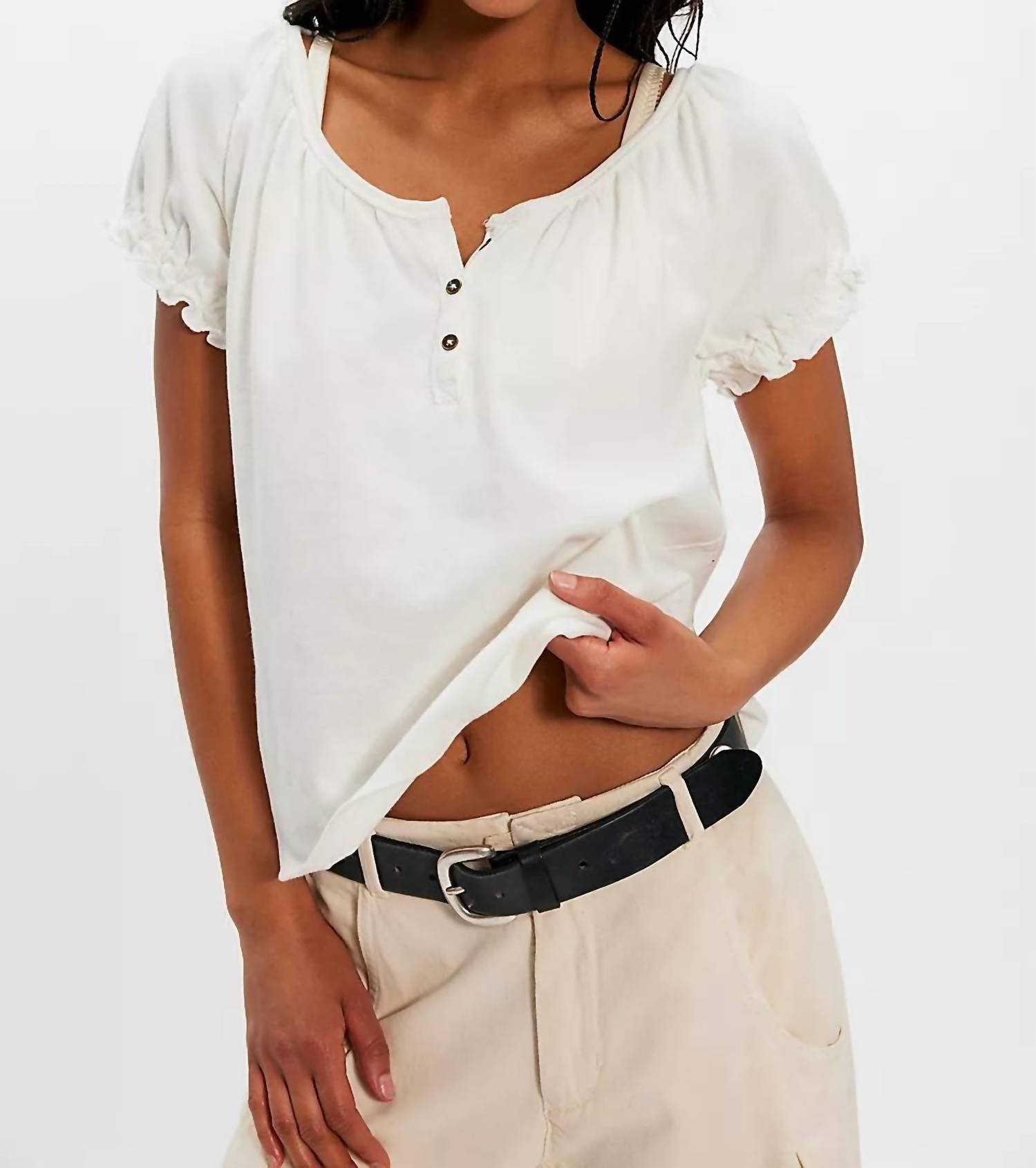 Free People - Issa Short Sleeve Tee