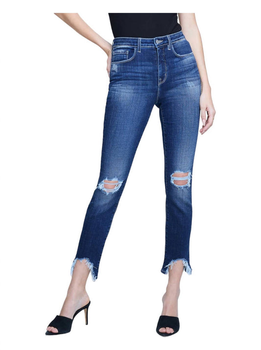 L'Agence - HIGH LINE HI RISE DESTRUCT JEANS