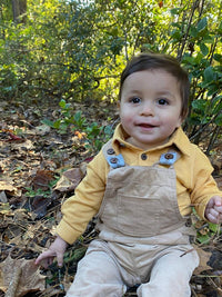 Me & Henry - Kid's Ripley Golden Jersey Onesie