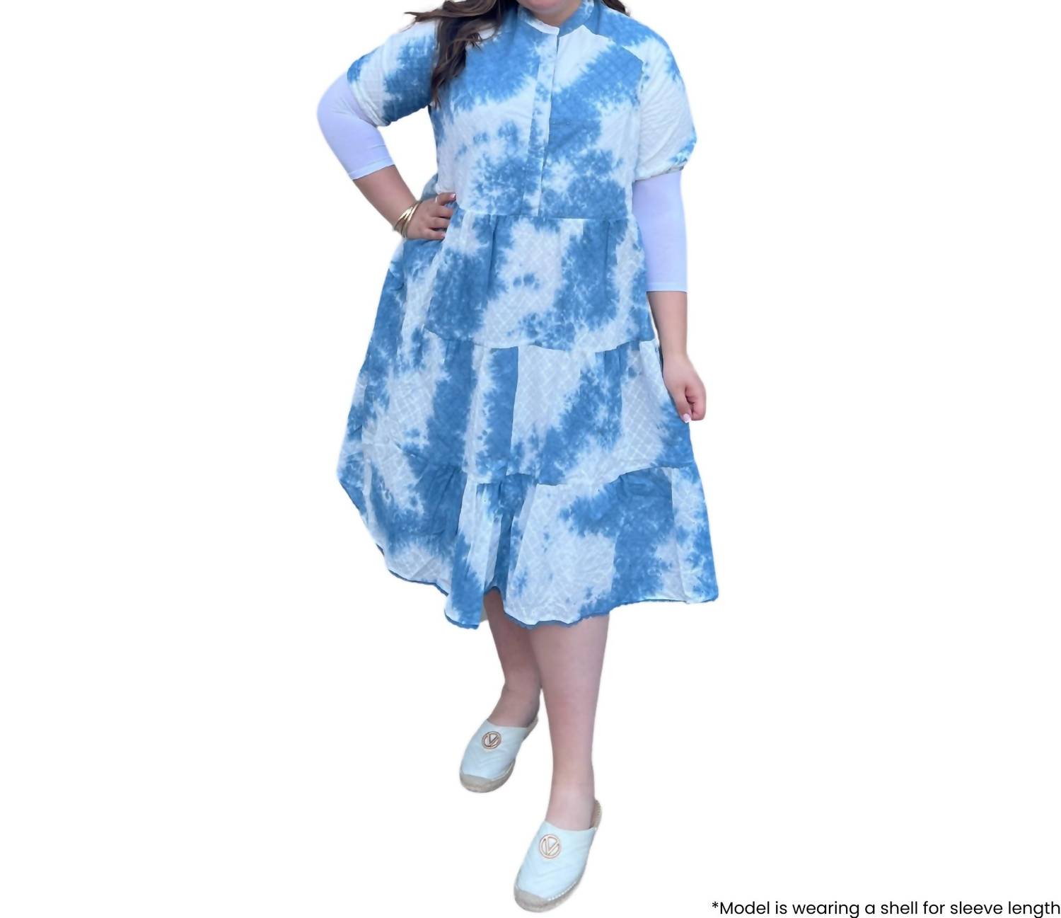 Swuun - Tie-dye Midi Dress